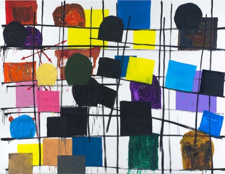 Hans-Peter Thomas , Grid Painting, Untitled, 2008, Galerie Bernd Kugler