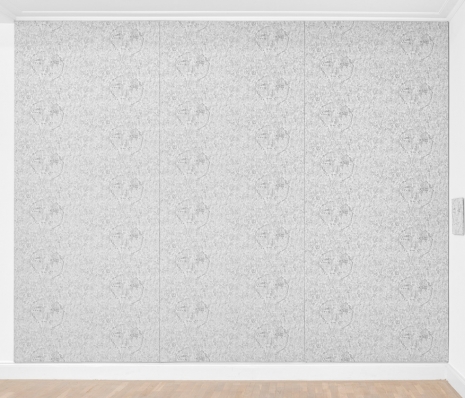 Dorothee von Windheim, Angesichte (Wandbespannung), o.J. (2006) , Sies + Höke Galerie