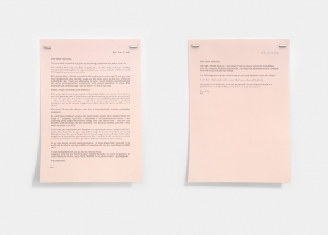 Zoé Bernardi, Lettre à Mamie, 2026, Mennour
