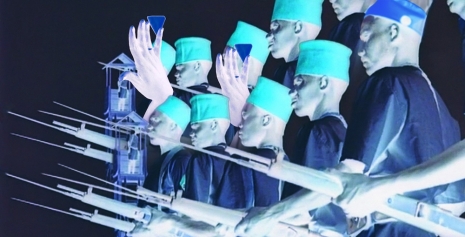 The Otolith Group, The Speaking Motions of Gesture: L’Horreur était au Zénith, 2026 , greengrassi