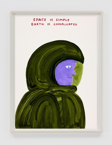David Shrigley , Untitled (Space Is Simple), 2026 , Anton Kern Gallery