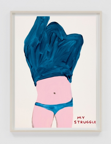 David Shrigley , Untitled (My Struggle), 2026 , Anton Kern Gallery