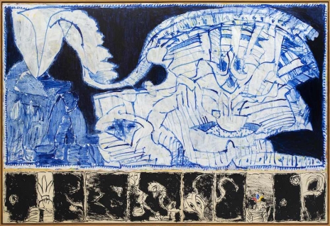 Pierre Alechinsky, L’incendie du froid. Dotremont dans sa nuit lapone, 1981-2022 , Galerie Lelong