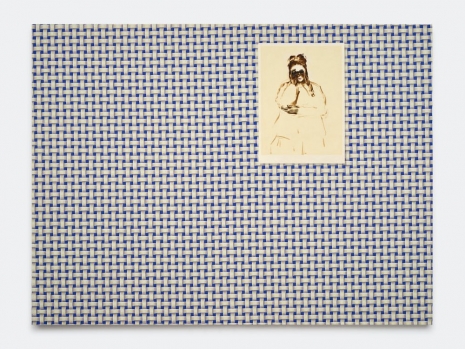 Caitlin Keogh, Beige Matrix, Woman With Opera Glasses, 2026 , Bortolami Gallery