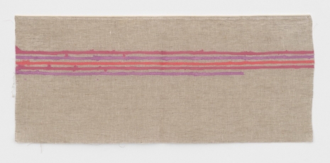 Giorgio Griffa, Linee orizzontali, 1973 , Casey Kaplan