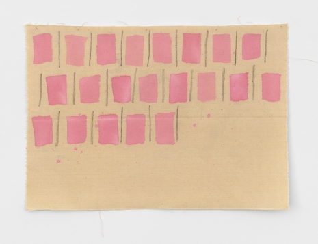 Giorgio Griffa, Segni verticali, 1970 , Casey Kaplan