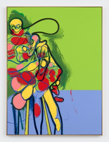 Daniel Richter , Night with flowers, 2026 , Regen Projects