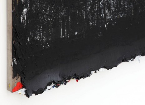 Andrew Dadson, Black Stamp (detail), 2013, Galleria Franco Noero