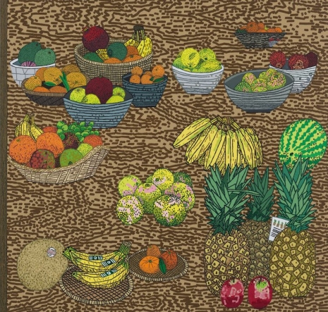 Jonas Wood , Fruit on Wood, 2026 , Gagosian
