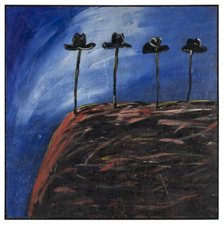 Walter Dahn, Vier für ein Ave Maria, 1982 , Sprüth Magers