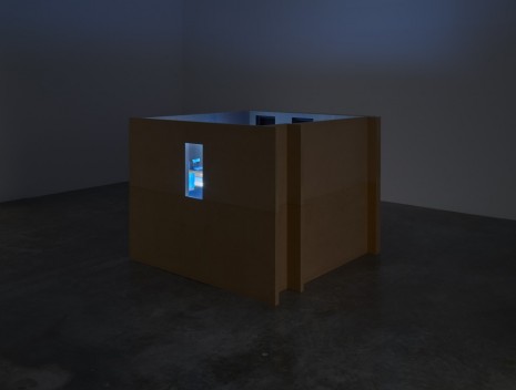 Martin Honert, Dormitory, Model 1:5, 2013, Matthew Marks Gallery