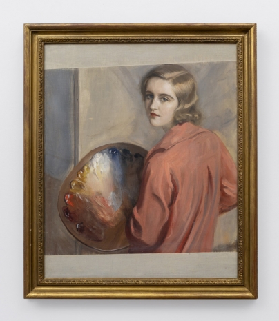 Huguette Clark , Self-Portrait Holding Palette, n.d. , Gladstone Gallery