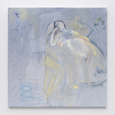 Celia Paul , Study of Naked Girl with Running Tap, 2026 , Gladstone Gallery