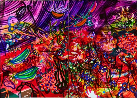Jadé Fadojutimi, Could our gaze become corrupt, the moment our heart begins to erupt?, 2026 , Gagosian