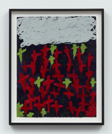 Allison Janae Hamilton , Constellation in Red, Black, and Green, 2025, Boesky Gallery