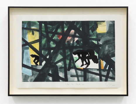 Serge Alain Nitegeka , Into the black VIII, 2026 , Boesky Gallery