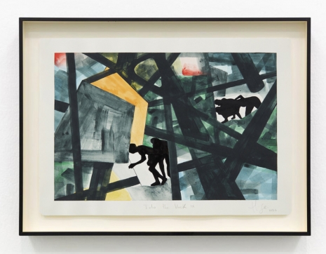 Serge Alain Nitegeka , Into the black IX, 2026 , Boesky Gallery