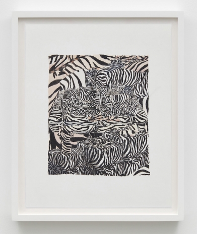 Gina Beavers , Still-Life in Zebra, 2026 , Boesky Gallery