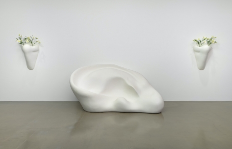 John Baldessari, Ear Sofa; and Nose Sconces with Flowers, 2009, Sprüth Magers