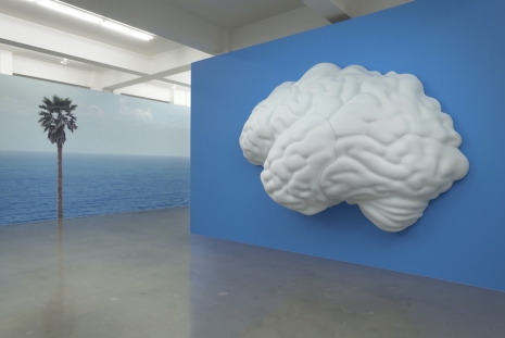 John Baldessari, Brain/Cloud (Two Views): With Palm Tree and Seascapes, 2009, Sprüth Magers