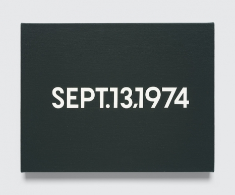 On Kawara , SEPT. 13, 1974, 1974 from 