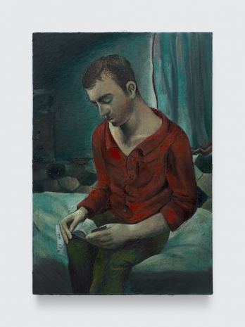 Louis Fratino, Ale in his mom's bedroom (after Corot), 2026 , David Zwirner