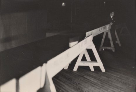 Roy DeCarava, Jackie at the barricade, c. 1956, David Zwirner