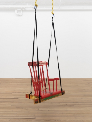 Andrea Bowers , Tree-Sitting Swings (Nature Does Not Exist To Serve Humans), 2026 , Andrew Kreps Gallery
