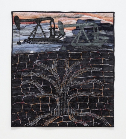 Susan Hudson , No Drilling on Stolen Land, 2026 , Andrew Kreps Gallery