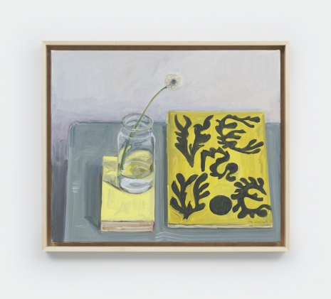Jean-Philippe Delhomme, Still life with Matisse Verve and yellow book I, 2026, Perrotin
