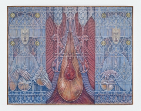 Justin Fitzpatrick, Acetylcholine (2 Neurons deciding whether to move a muscle), 2026, Kerlin Gallery