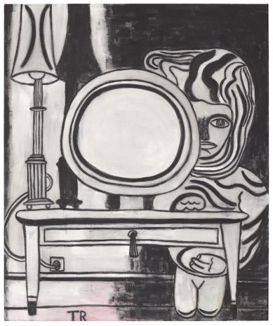 Tal R, Klara Behind Mirror, 2026 , Tim Van Laere Gallery