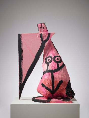 Tal R, Woman Looking over Fence, 2025 , Tim Van Laere Gallery