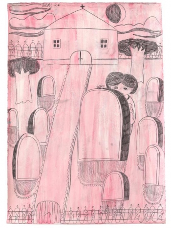 Tal R, Alex Behind Grave, 2026 , Tim Van Laere Gallery