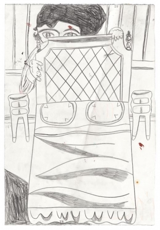 Tal R, Annie Behind Bed, 2026 , Tim Van Laere Gallery