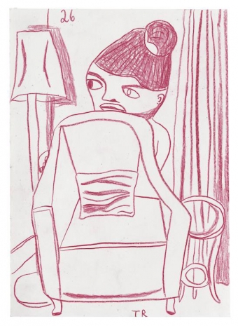 Tal R, Randi Behind Chair, 2026 , Tim Van Laere Gallery