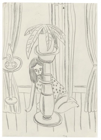 Tal R, Karin Behind Plant, 2026 , Tim Van Laere Gallery
