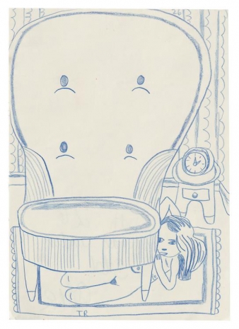 Tal R, Lisbeth Behind Chair, 2026 , Tim Van Laere Gallery