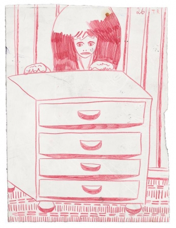 Tal R, Susanne Behind Dresser, 2026 , Tim Van Laere Gallery