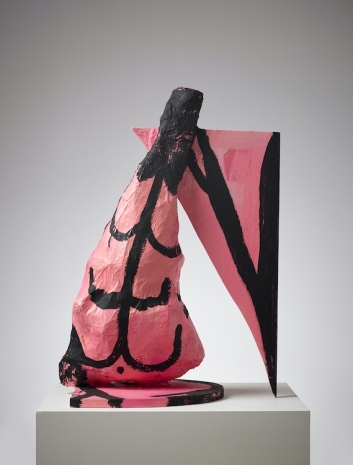 Tal R, Woman Looking over Fence, 2025 , Tim Van Laere Gallery