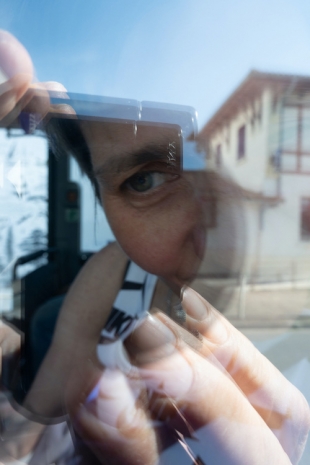Wolfgang Tillmans, Alex on the bus, 2026, Galerie Chantal Crousel