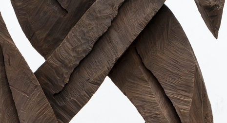 David Nash, Celtic Column, 2025, Galerie Lelong