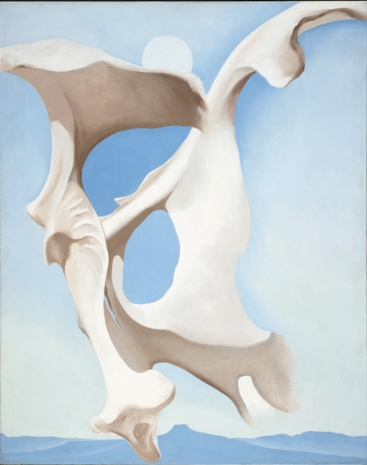 Georgia O’Keeffe , Pelvis with the Moon – New Mexico, 1943 , Hauser & Wirth