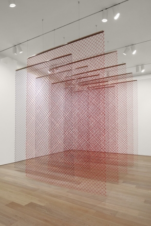 Rana Begum, No. 1272 Chainlink, 2023, Lehmann Maupin