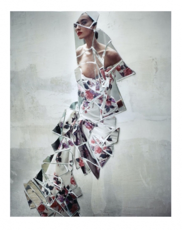 David Seidner , YSL/Cynthia Antonio (mosaic), 1987 , Luhring Augustine Chelsea