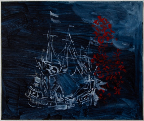 Uwe Wittwer, Seascape negative after Van de Velde III, 2026 , Monica De Cardenas