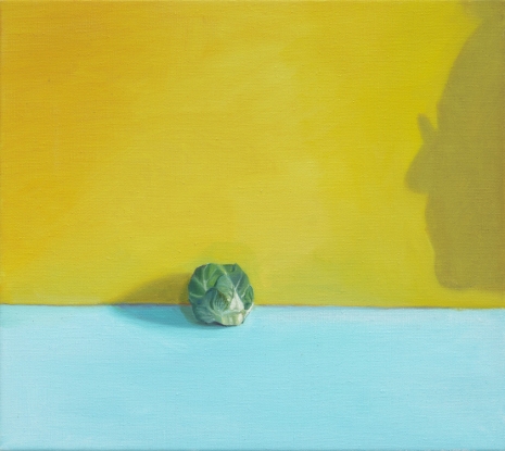 Allison Katz , Brussels sprout (and Philip) No.1, 2025 , Gagosian