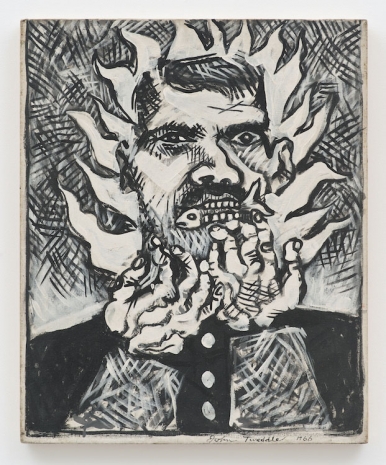 John Tweddle , Untitled (Self-Portrait with Fish), 1966, The Mayor Gallery