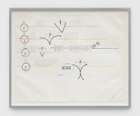 Lawrence Weiner, Untitled [AGAIN], 2001, MASSIMODECARLO