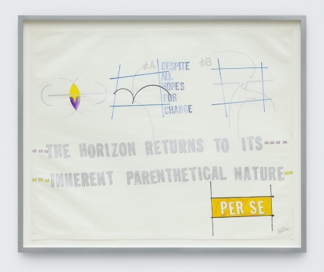 Lawrence Weiner, Untitled [DESPITE ALL HOPES FOR CHANGE], 2001, MASSIMODECARLO